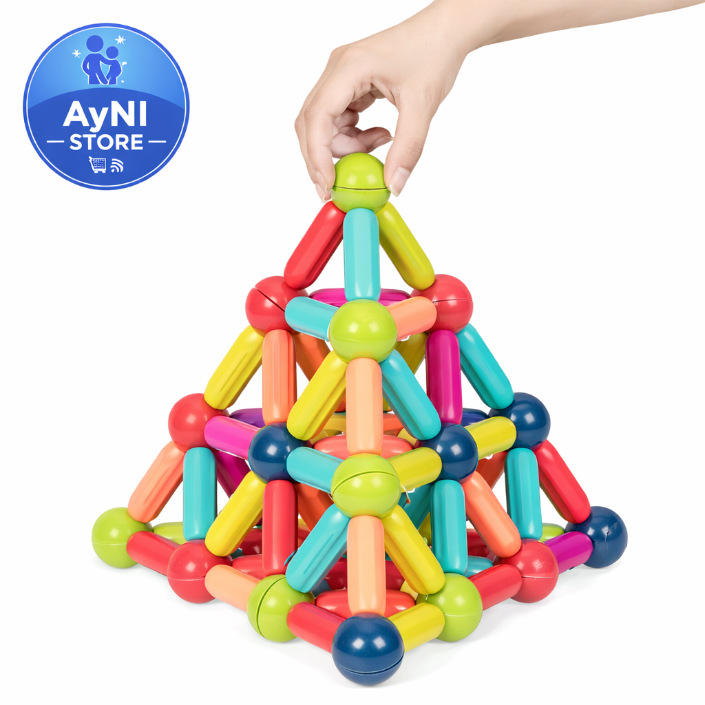 Bloques Educativos Para Armar Magneticos 36 Pcs