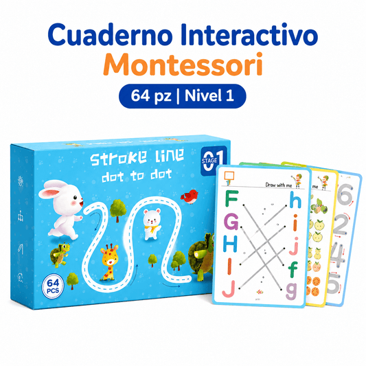 Cuaderno Interactivo Montessori 64 pz Nivel 1