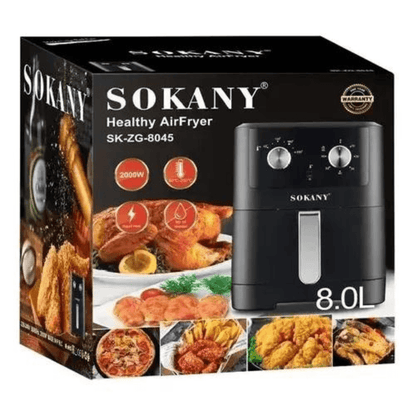 Freidora de Aire, Airfryer Sokany 8 Litros