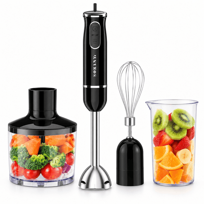 Licuadora - Mixer de Mano Multiuso Sokany 4 en 1 de 400 W