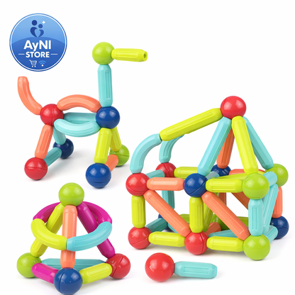 Bloques Educativos Para Armar Magneticos 36 Pcs